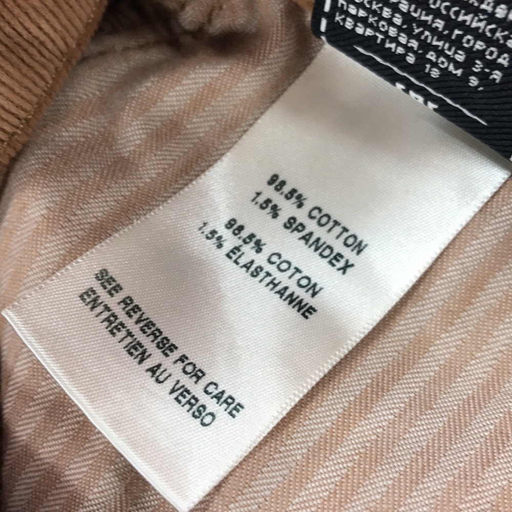 7 For All Mankind Alexa High Waist Crop Wide Leg Corduroy Pants - Picture 9 of 12